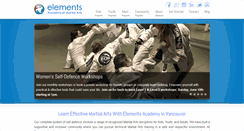 Desktop Screenshot of elementsacademy.com
