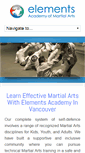 Mobile Screenshot of elementsacademy.com